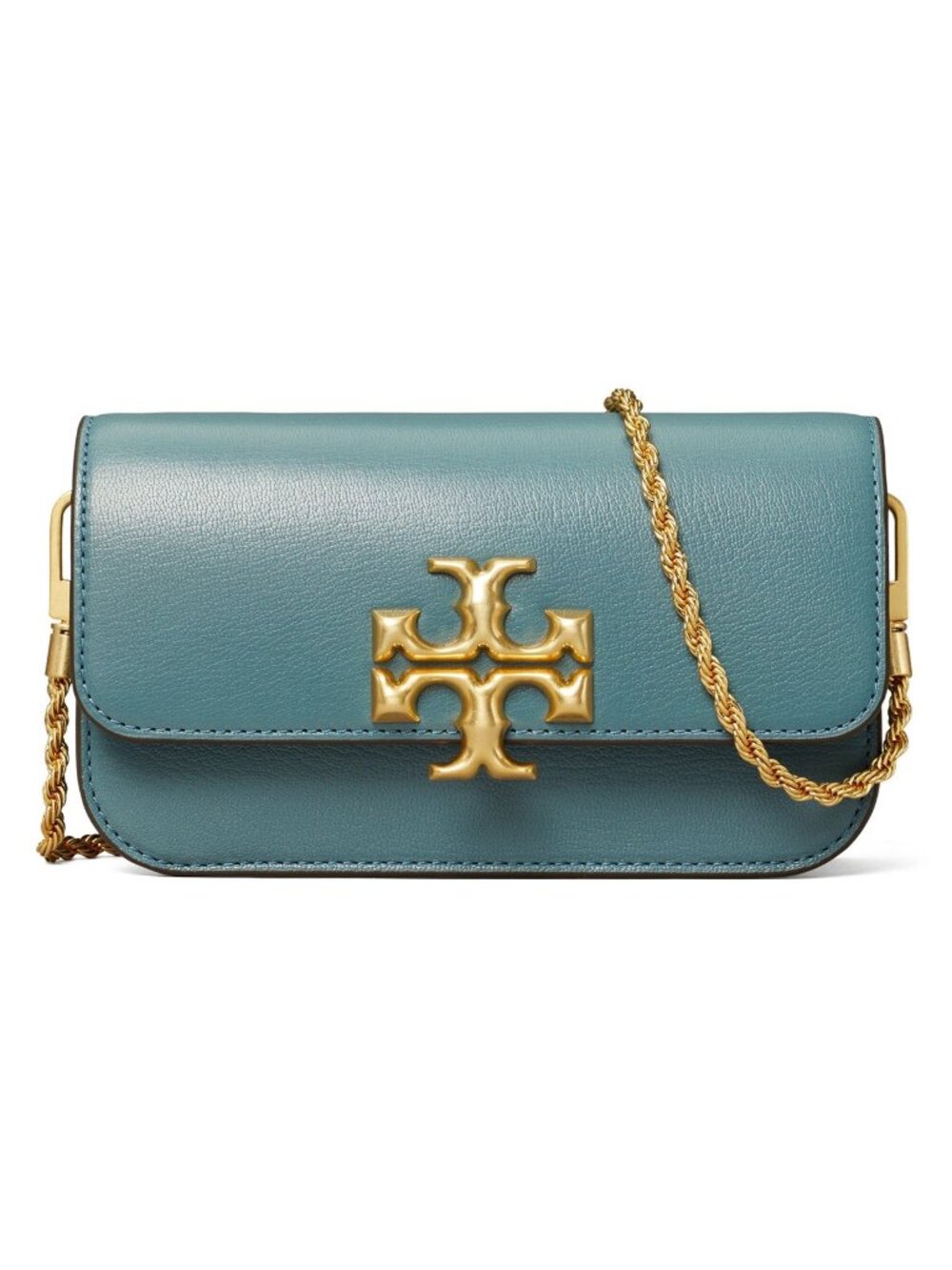 Tory Burch Eleanor Phone Crossbody Bag Brisk Blue